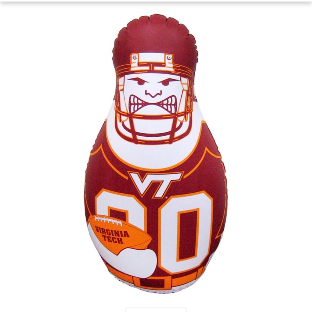 Virginia Tech Tackle Buddy (inflatable punching bag) - new in box